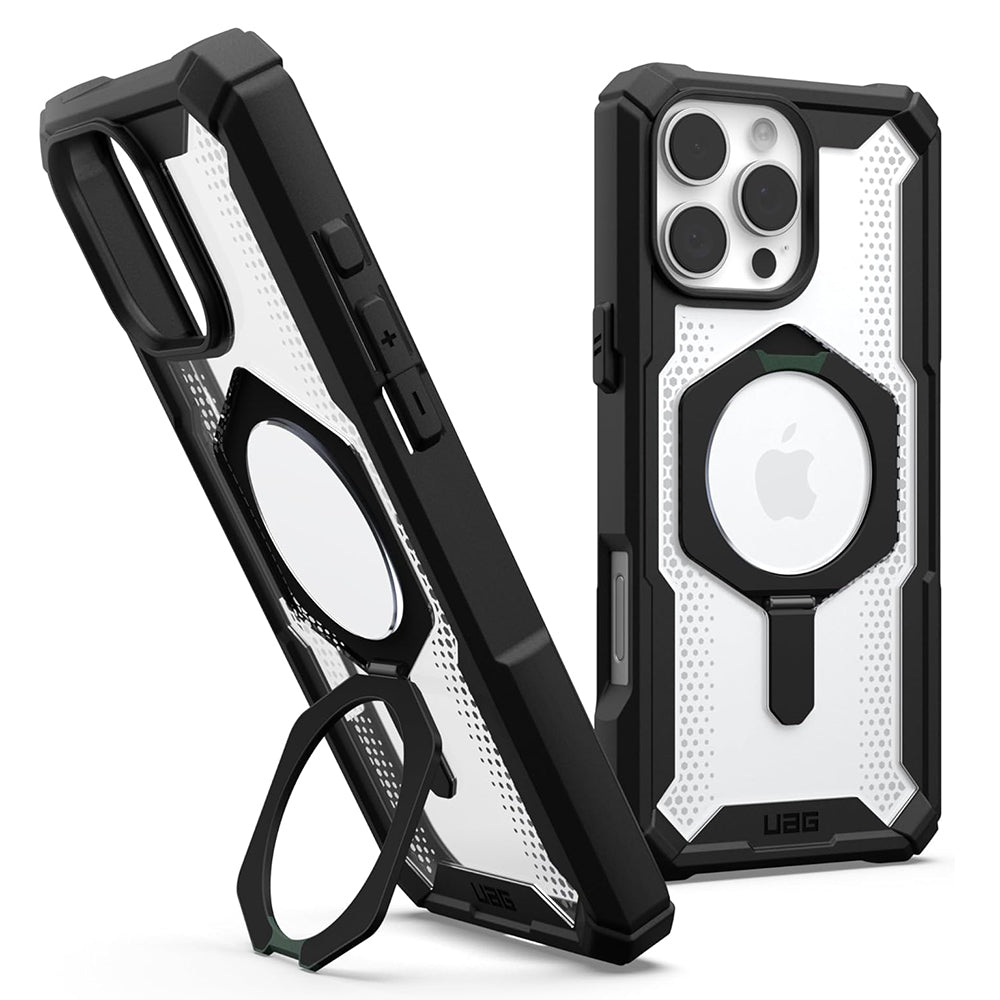 MagSafe-Hülle für Apple iPhone 16 Pro, Urban Armor Gear, Plasma XTE, Schwarz Transparent