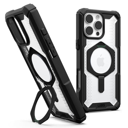 MagSafe-Hülle für Apple iPhone 16 Pro, Urban Armor Gear, Plasma XTE, Schwarz Transparent