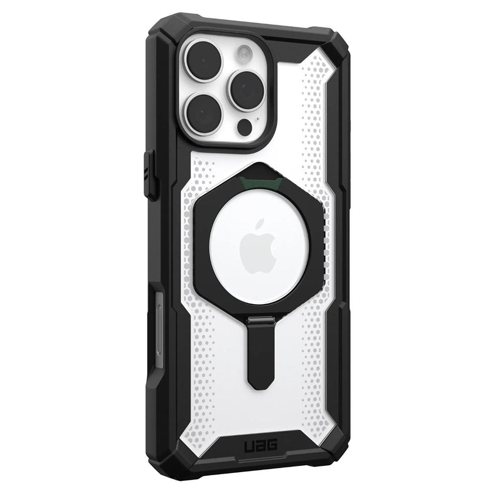 MagSafe-Hülle für Apple iPhone 16 Pro, Urban Armor Gear, Plasma XTE, Schwarz Transparent