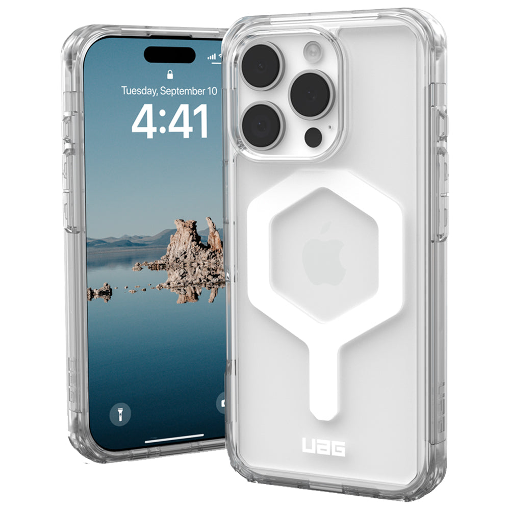 MagSafe-Hülle für Apple iPhone 16 Pro, Urban Armor Gear, Plyo, Weiß
