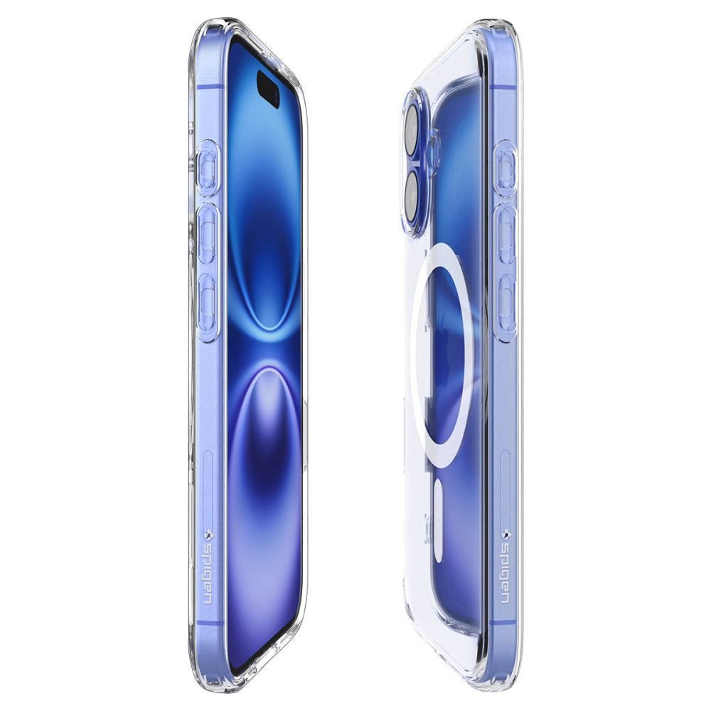 MagSafe Hülle für Apple iPhone 16, Spigen, Ultra Hybrid T, Weiß ACS09073
