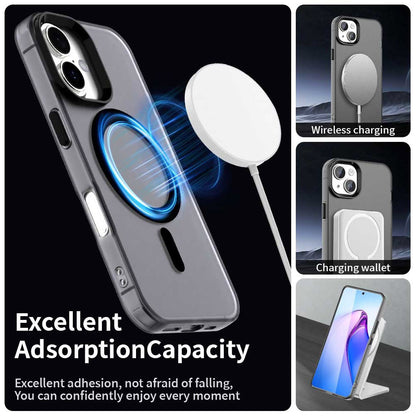 MagSafe-Hülle für Apple iPhone 16, Techsuit, CandyCase, Schwarz