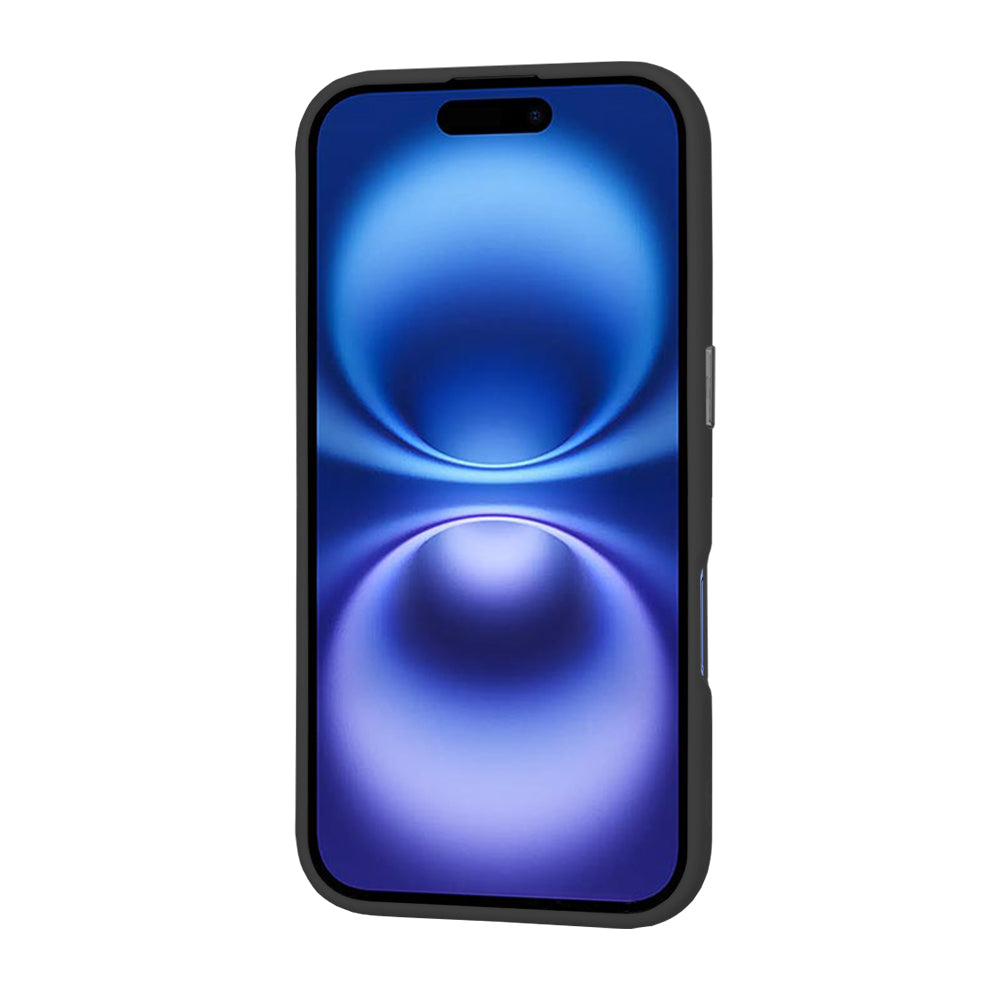 MagSafe Case for Apple iPhone 16, Techsuit, HaloFrost, Black