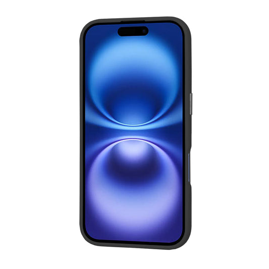 MagSafe Hülle für Apple iPhone 16, Techsuit, HaloFrost, Schwarz