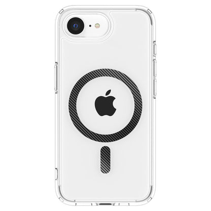 MagSafe-Hülle für Apple iPhone 17e / 16e, Spigen, Ultra Hybrid Carbon, Transparent