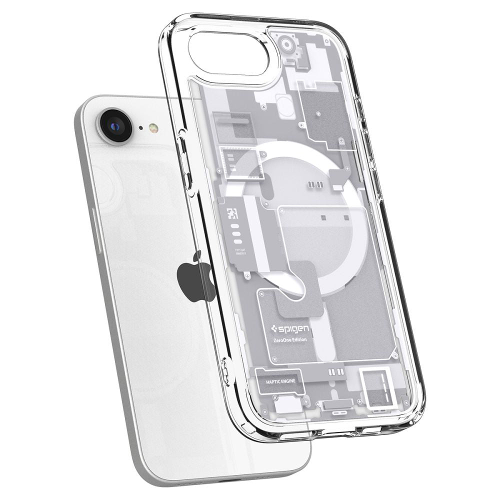 MagSafe Hülle für Apple iPhone 17e / 16e, Spigen, Ultra Hybrid Zero One, Weiß