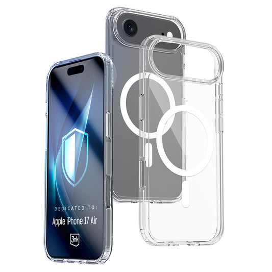 MagSafe Hülle für Apple iPhone 17 Air, 3MK, Armor MagCase, Transparent