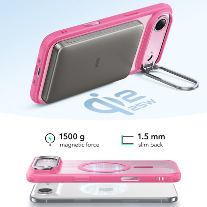 MagSafe Hülle für Apple iPhone 17 Air, ESR, Classic Hybrid Kickstand, Satinrosa