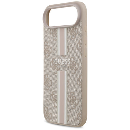 MagSafe Hülle für Apple iPhone 17 Air, Guess, 4G Printed Stripes, Rosa