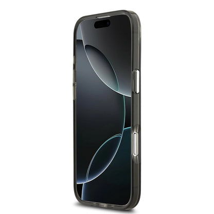 MagSafe Hülle für Apple iPhone 17 Air, Guess, IML Gradient Triangle Logo, Schwarz