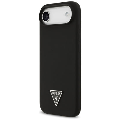 MagSafe Hülle für Apple iPhone 17 Air, Guess, Triangle Logo, Schwarz