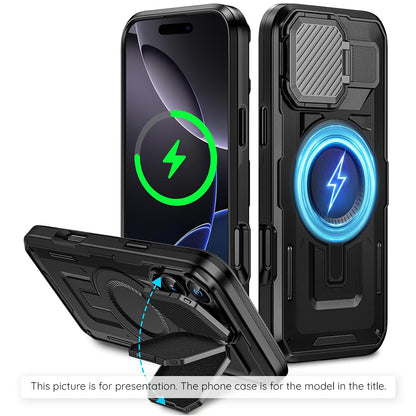 MagSafe Hülle für Apple iPhone 17 Air, Techsuit, CamVault, Schwarz