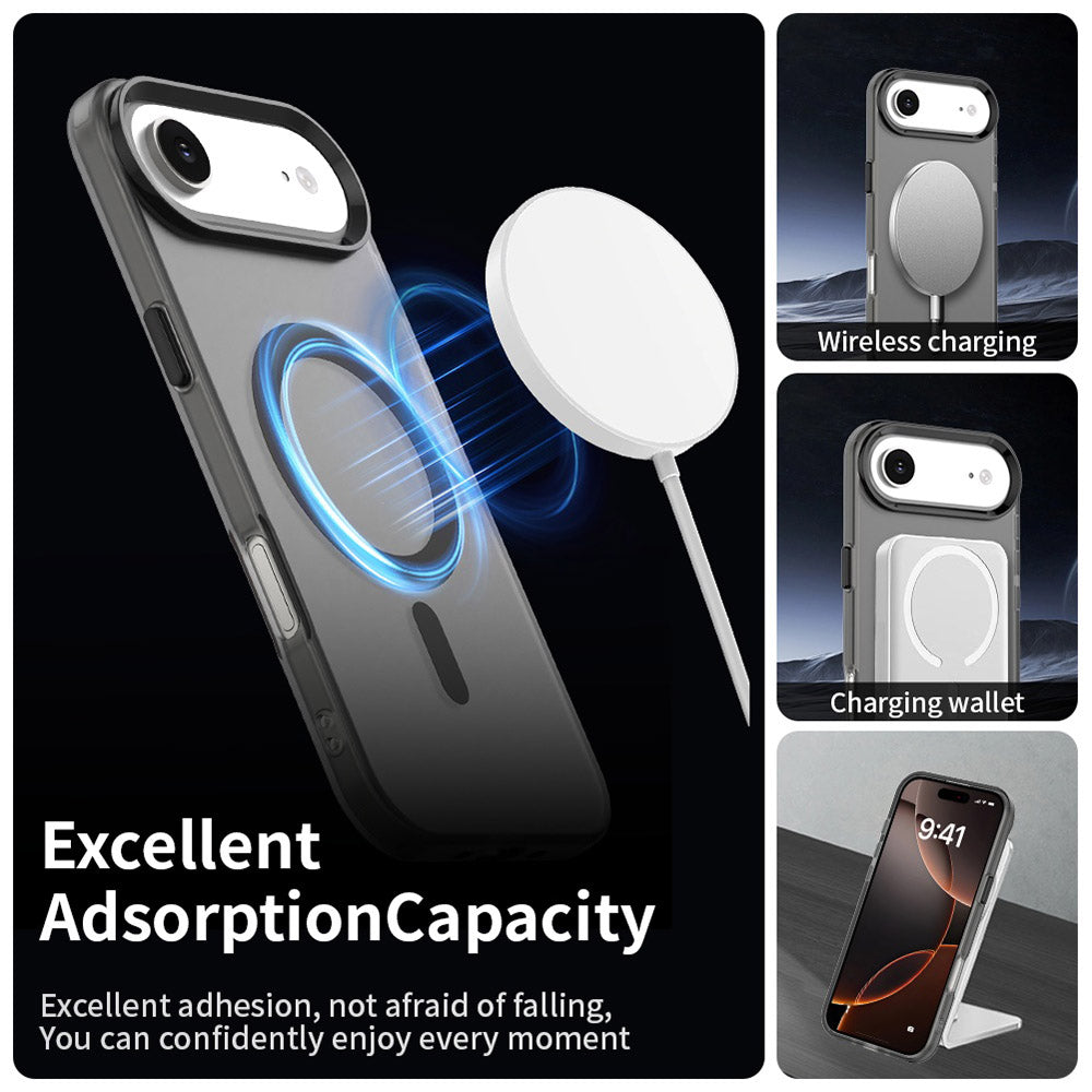 MagSafe Hülle für Apple iPhone 17 Air, Techsuit, CandyCase, Schwarz