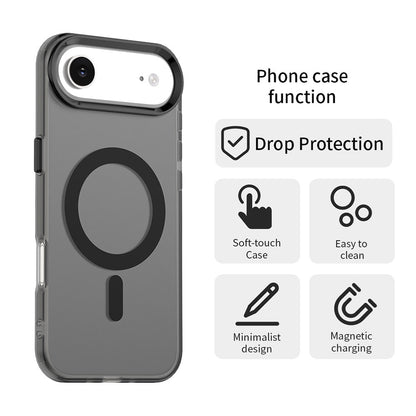 MagSafe Hülle für Apple iPhone 17 Air, Techsuit, CandyCase, Schwarz