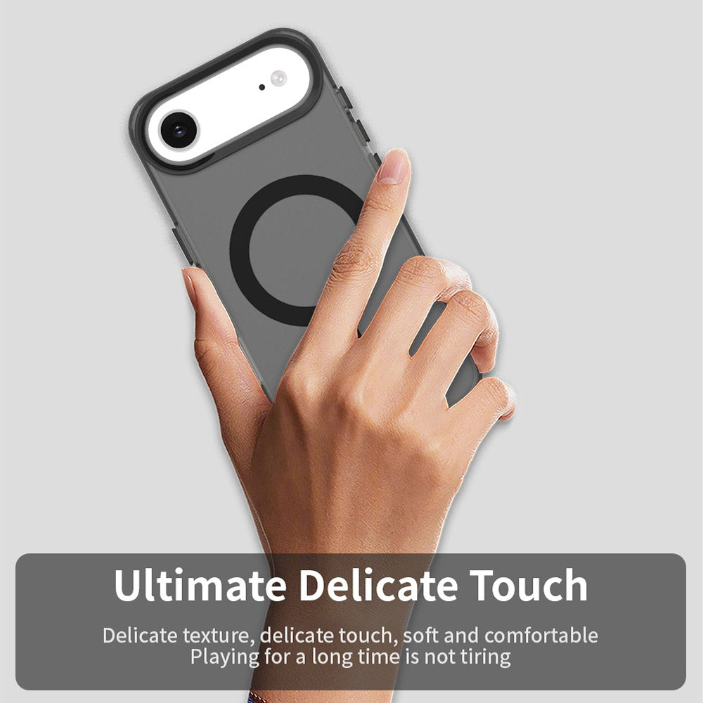 MagSafe Hülle für Apple iPhone 17 Air, Techsuit, CandyCase, Schwarz