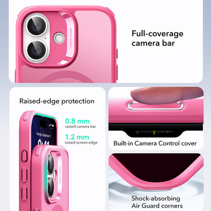 MagSafe Hülle für Apple iPhone 17, ESR, Classic Hybrid, Satinrosa