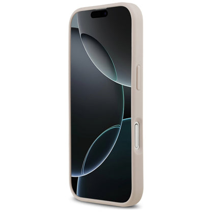 MagSafe Hülle für Apple iPhone 17, Guess, 4G Circle Classic Logo, Rosa