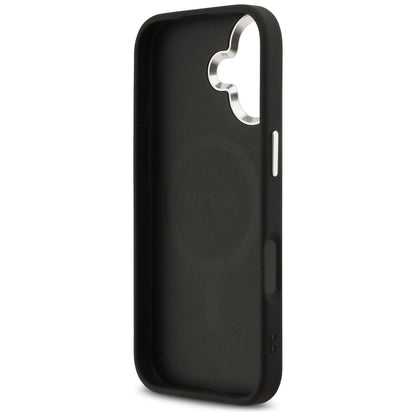 MagSafe Hülle für Apple iPhone 17, Guess, 4G Classic Logo, Schwarz