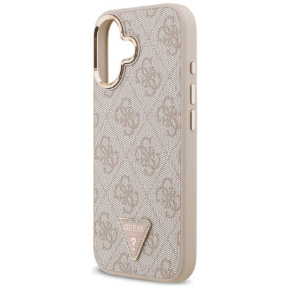 MagSafe Hülle für Apple iPhone 17, Guess, 4G Triangle Logo, Roségold