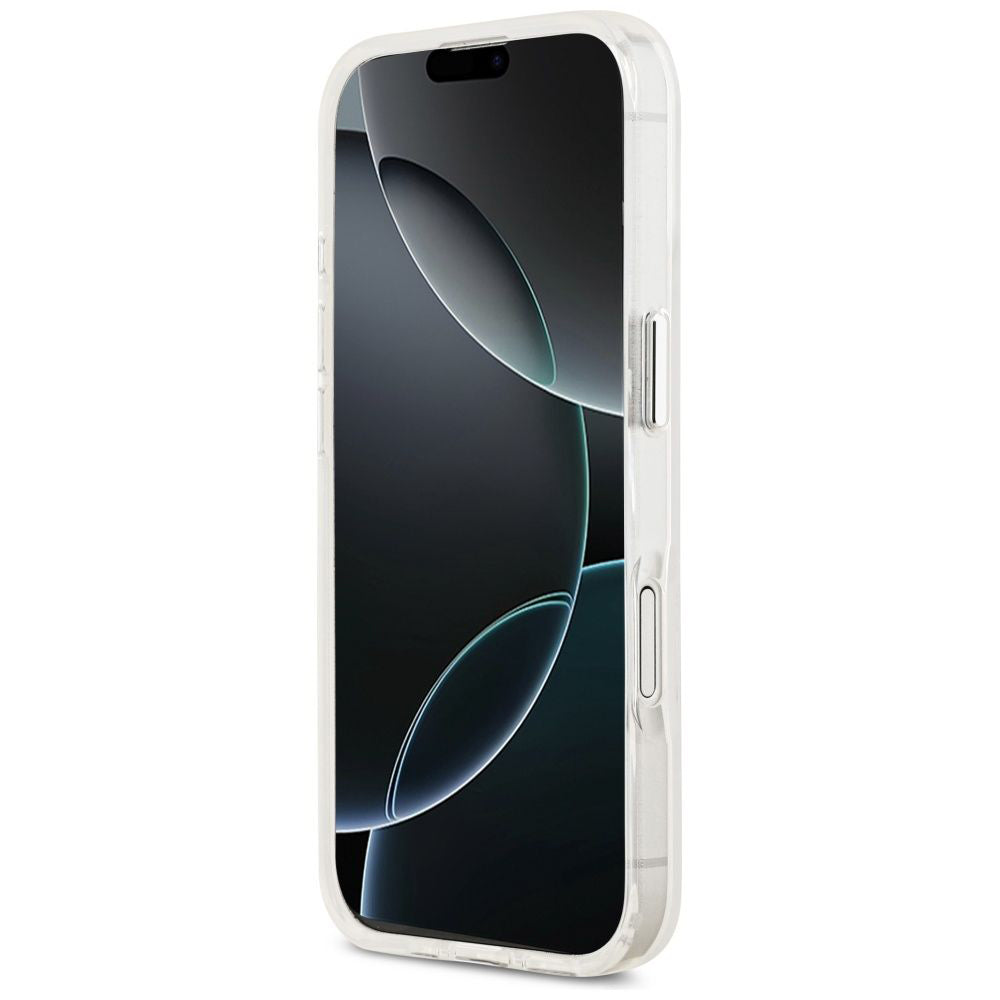 MagSafe Hülle für Apple iPhone 17, Guess, IML Gradient Triangle Logo, Transparent