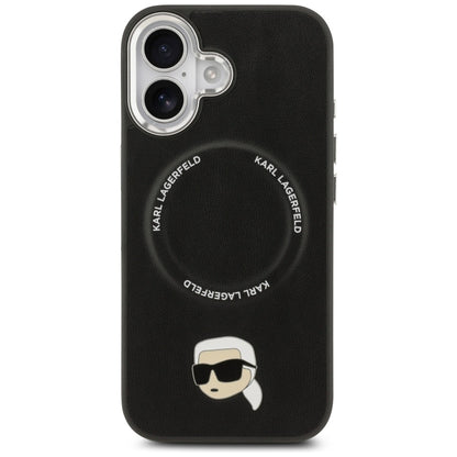 MagSafe Case for Apple iPhone 17, Karl Lagerfeld, Karl Pin, Black