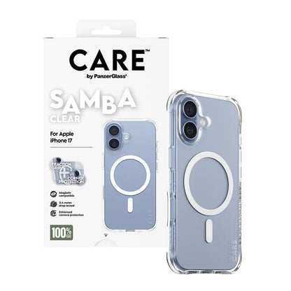 MagSafe Hülle für Apple iPhone 17, PanzerGlass, modisch, Transparent Weiß