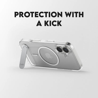 MagSafe Hülle für Apple iPhone 17, PanzerGlass, mit Kickstand, Transparent