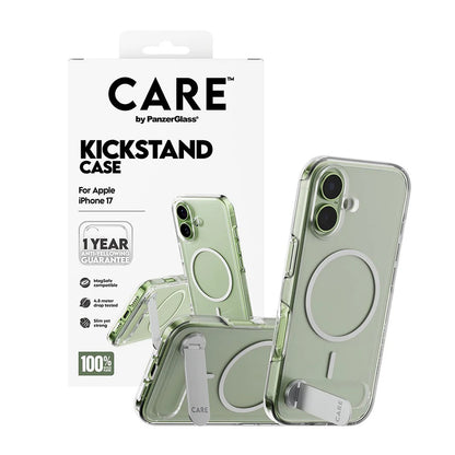 MagSafe Hülle für Apple iPhone 17, PanzerGlass, mit Kickstand, Transparent