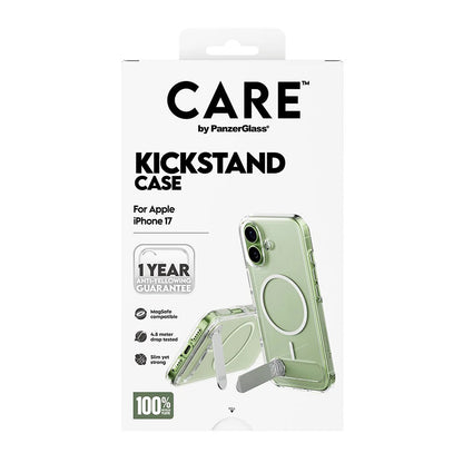 MagSafe Hülle für Apple iPhone 17, PanzerGlass, mit Kickstand, Transparent