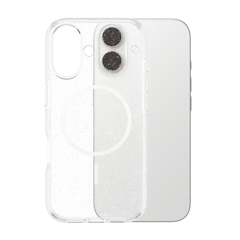 MagSafe Hülle für Apple iPhone 17, PanzerGlass, Care Urban Explorer Star Lit, Transparent Weiß