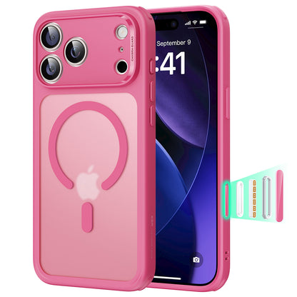 MagSafe Hülle für Apple iPhone 17 Pro, ESR, Classic Hybrid, Satinrosa
