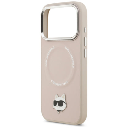 MagSafe Hülle für Apple iPhone 17 Pro, Karl Lagerfeld, Choupette Pin, Rosa