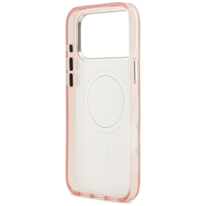 MagSafe Hülle für Apple iPhone 17 Pro, Karl Lagerfeld, IML Aquarelle Logo Choupette, Rosa