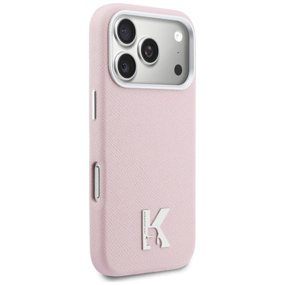MagSafe Hülle für Apple iPhone 17 Pro, Karl Lagerfeld, Karl Head Logo, Rosa