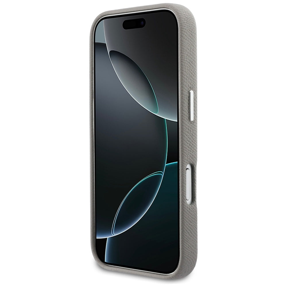 MagSafe Case for Apple iPhone 17 Pro, Karl Lagerfeld, Saffiano Karl & Choupette Pins, Grey