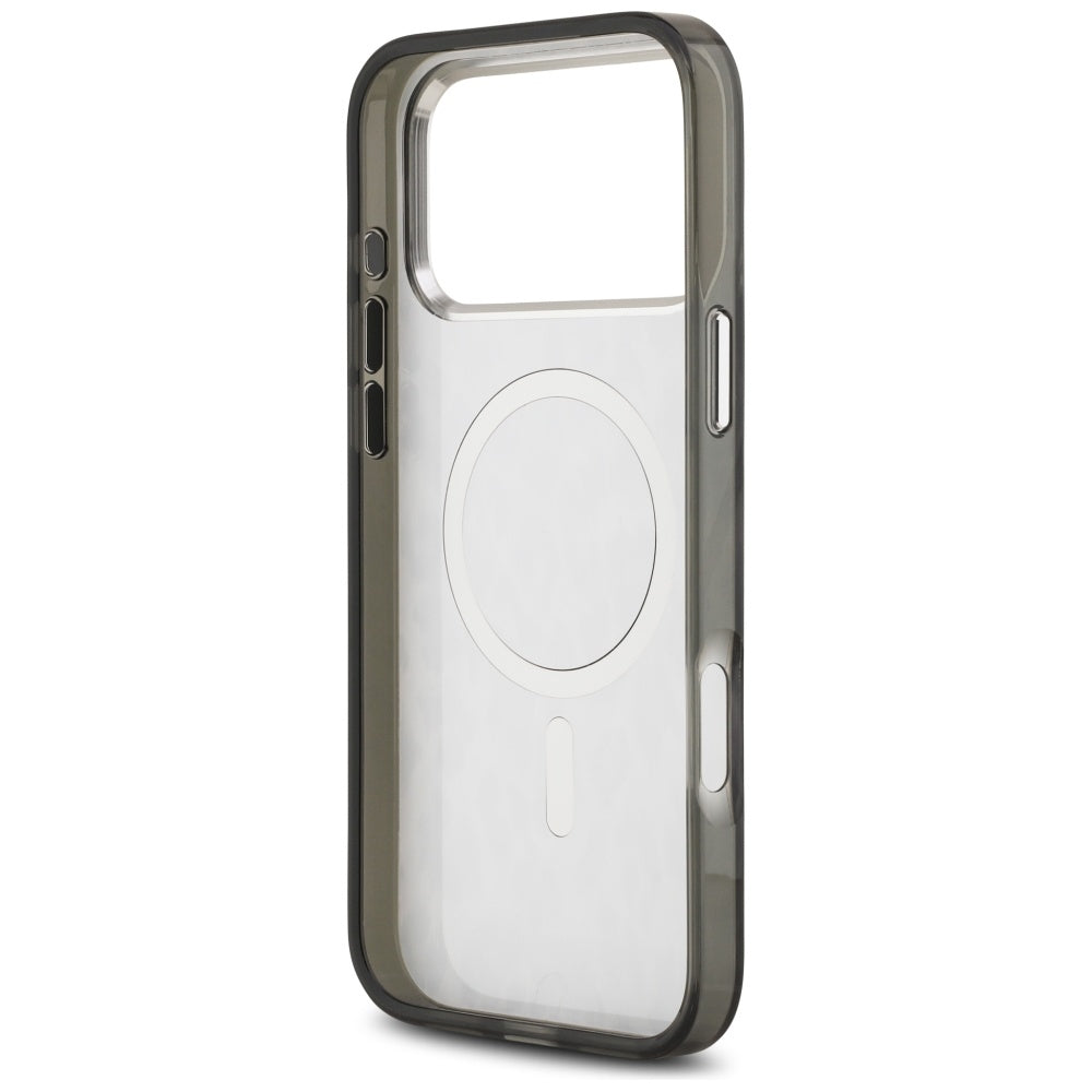 MagSafe Hülle für Apple iPhone 17 Pro Max, Karl Lagerfeld, IML Leopard Muster, Schwarz