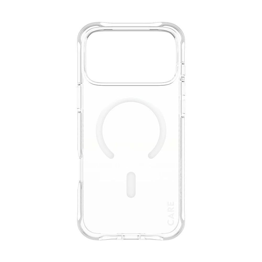 MagSafe Hülle für Apple iPhone 17 Pro Max, PanzerGlass, Care Fashionable, Transparent Weiß