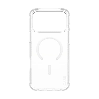 MagSafe Hülle für Apple iPhone 17 Pro Max, PanzerGlass, Care Fashionable, Transparent Weiß