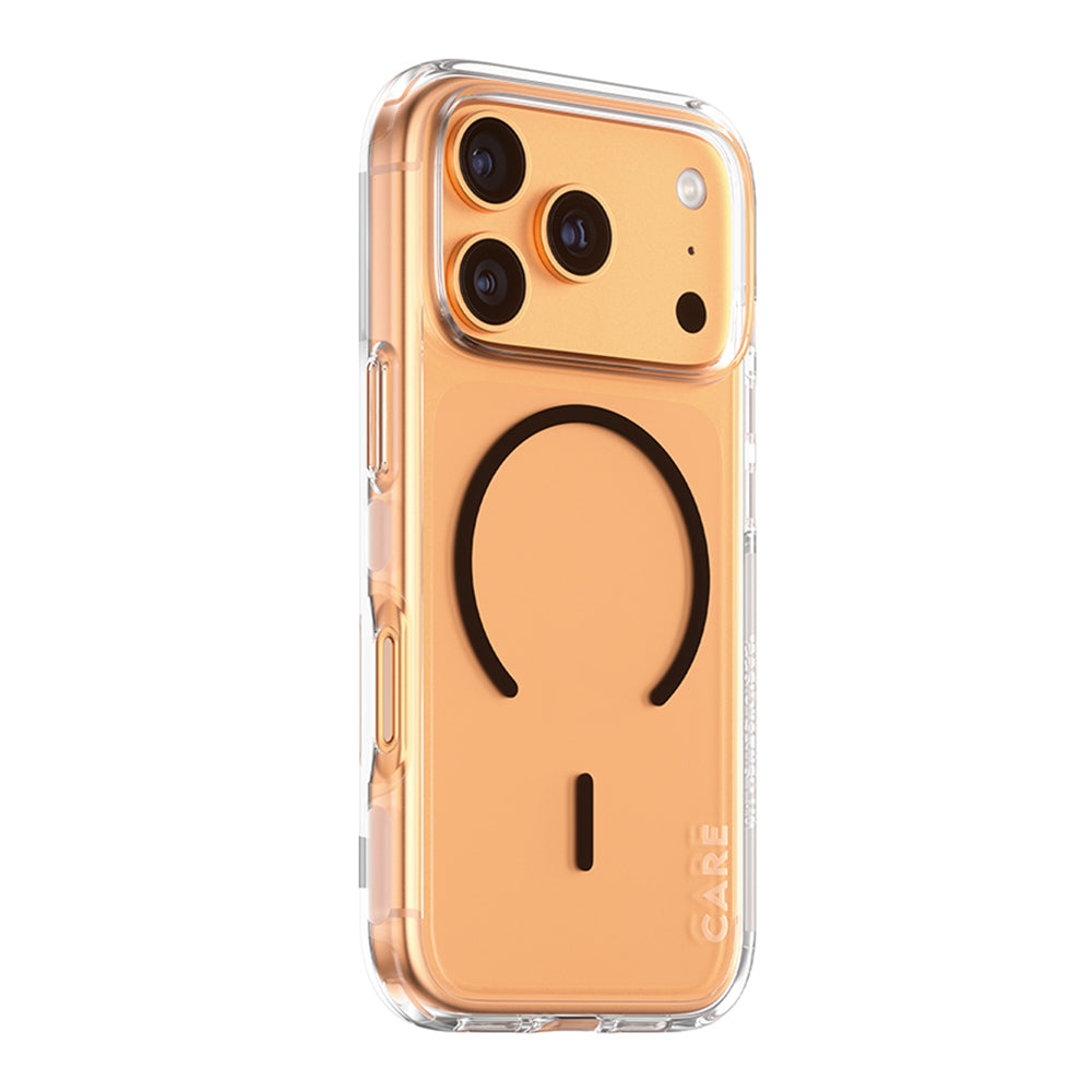 MagSafe Hülle für Apple iPhone 17 Pro Max, PanzerGlass, Care Urban Explorer, Schwarz Transparent