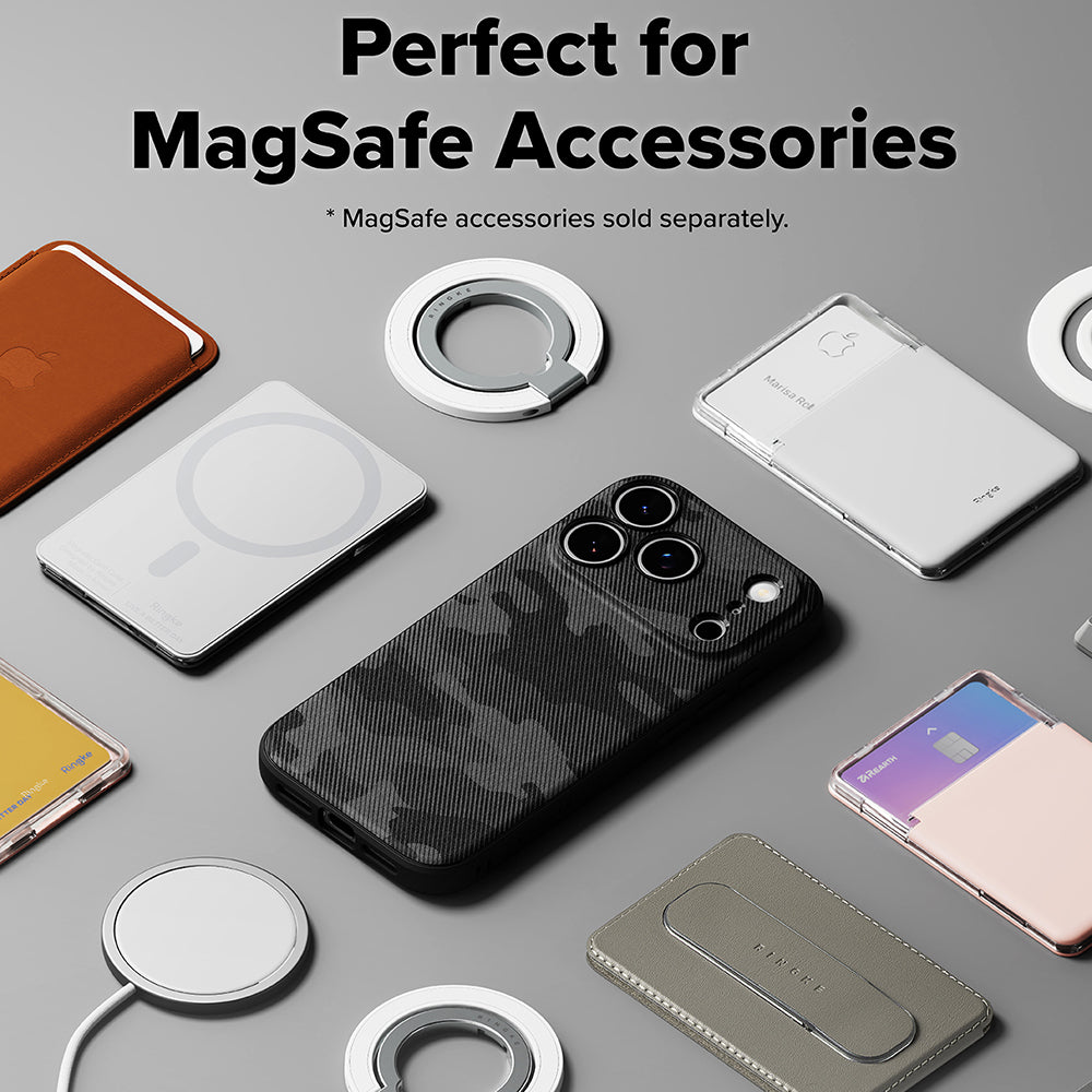 MagSafe Hülle für Apple iPhone 17 Pro Max, Ringke, Onyx, Tarnmuster