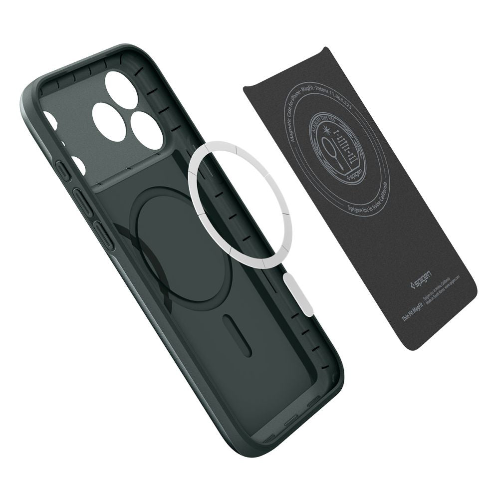 MagSafe-Hülle für Apple iPhone 17 Pro Max, Spigen, Thin Fit, Grün ACS10275