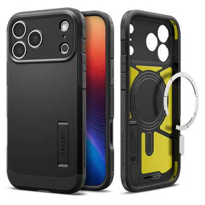MagSafe Hülle für Apple iPhone 17 Pro Max, Spigen, Tough Armor T, Schwarz
