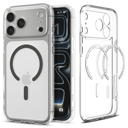 MagSafe Hülle für Apple iPhone 17 Pro Max, Spigen, Ultra Hybrid, Grau