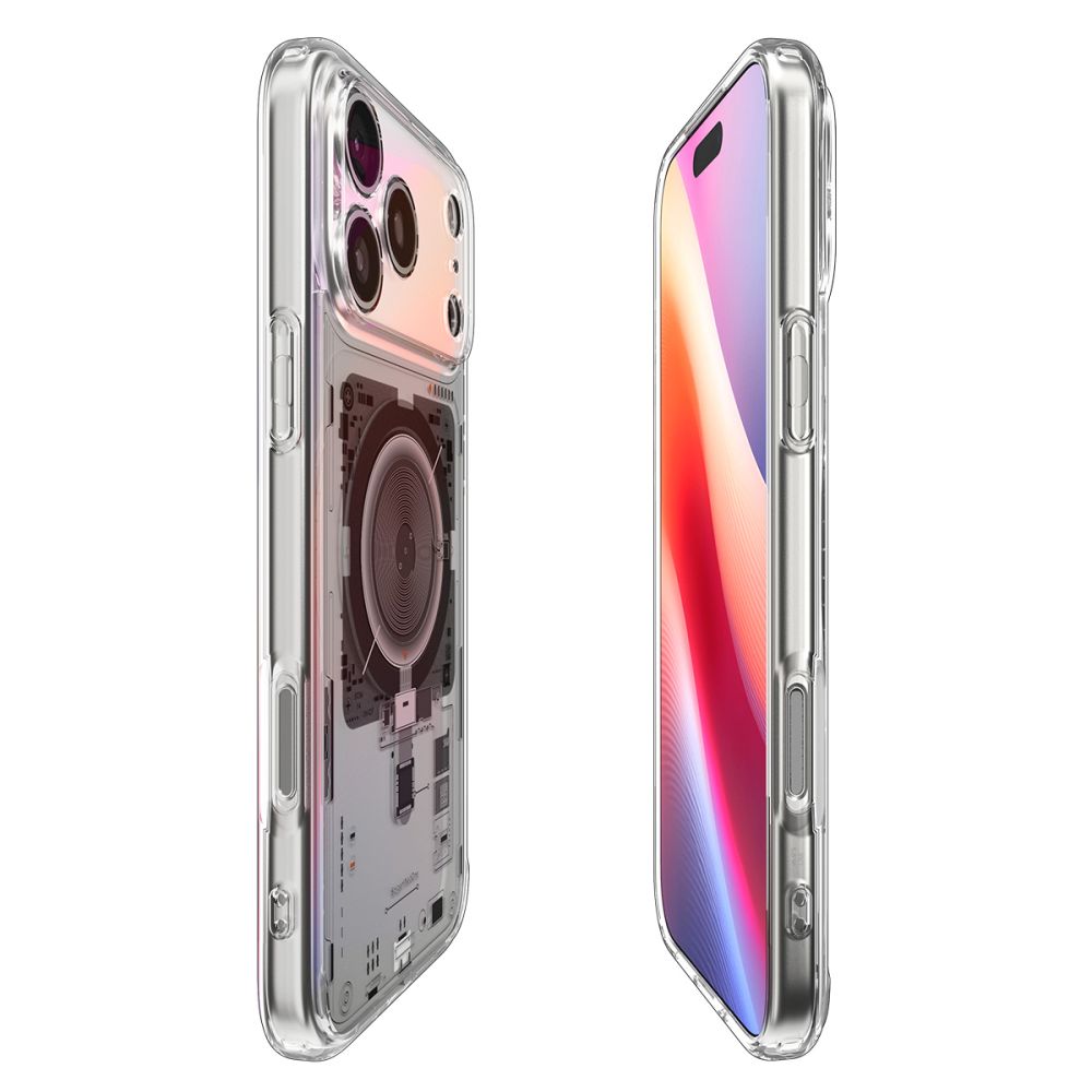 MagSafe Hülle für Apple iPhone 17 Pro Max, Spigen, Ultra Hybrid Neo One, Transparent