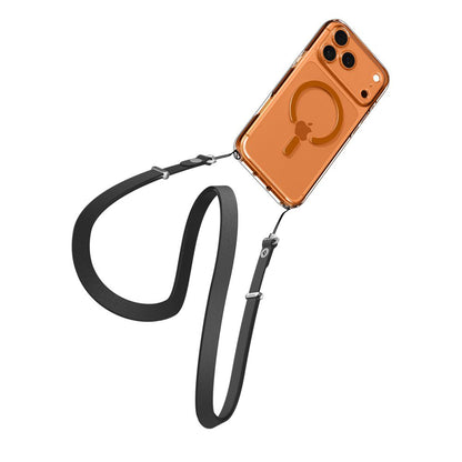 MagSafe Hülle für Apple iPhone 17 Pro Max, Spigen, Ultra Hybrid, Transparent Orange