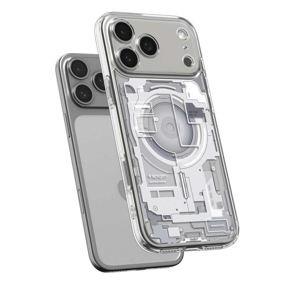 MagSafe Hülle für Apple iPhone 17 Pro Max, Spigen, Ultra Hybrid Zero One, Weiß