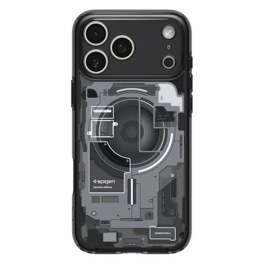 MagSafe Hülle für Apple iPhone 17 Pro Max, Spigen, Ultra Hybrid Zero One, Schwarz