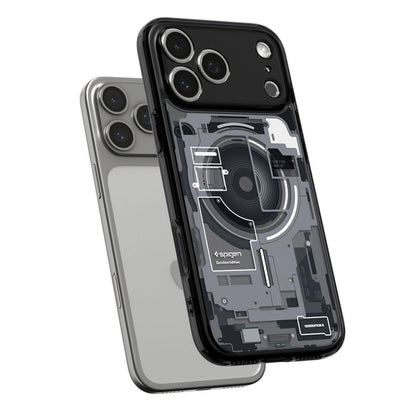MagSafe Hülle für Apple iPhone 17 Pro Max, Spigen, Ultra Hybrid Zero One, Schwarz