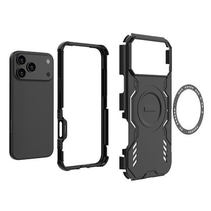 MagSafe Hülle für Apple iPhone 17 Pro Max, Techsuit, ArmorMag, Schwarz