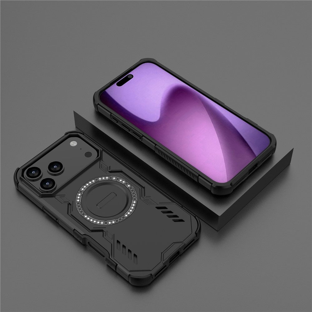MagSafe Hülle für Apple iPhone 17 Pro Max, Techsuit, ArmorMag, Schwarz